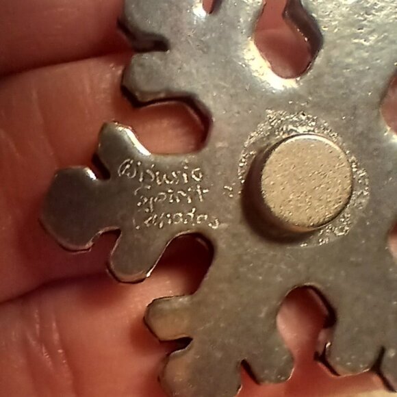 Danforth Pewter Magnetic Mini Frames w/ BONUS Magnetic Snowflake & Metal Flower - Picture 8 of 8